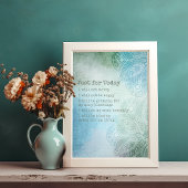 霊気祈りの言葉- 5日原則ポスター ポスター