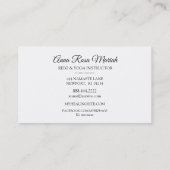 *~*霊気線の癒しエネルギー治療器の輝き 名刺 (裏面)