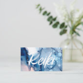 *~*霊気術者またはマスターエネルギー治療者 名刺 (スタンド正面)