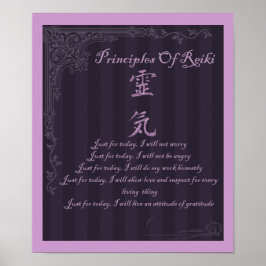 霊気記号の原則（今日のみ） ポスター