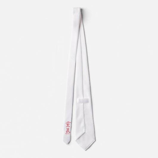 霊気記号（赤いインク） ネクタイ (裏面)