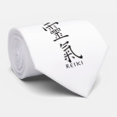 霊気記号(黒インク) ネクタイ (ロール)