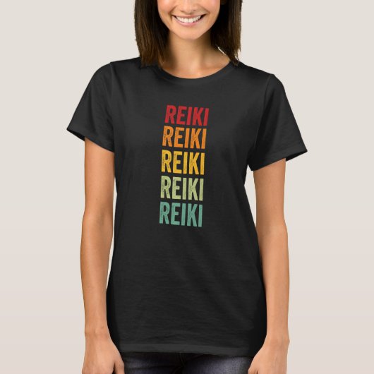 霊気霊気ホビーストレインボー Tシャツ (正面)