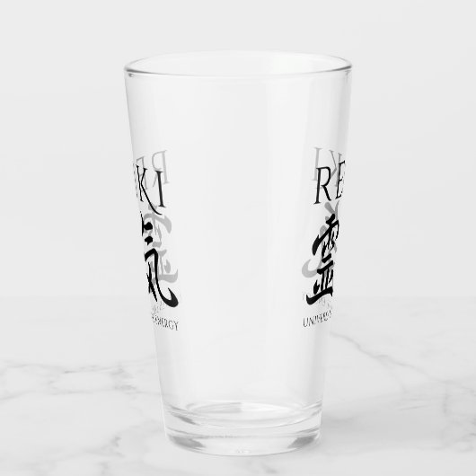 霊気霊気日本の書道生命エネルギー タンブラーグラス (右)