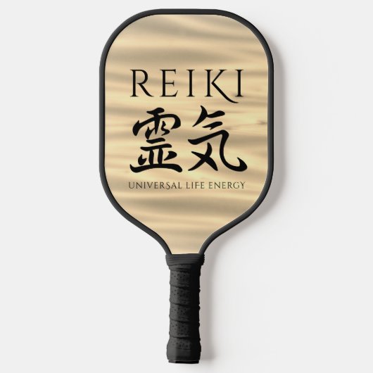 霊気霊気日本の書道生命エネルギー ピックルボールラケット (裏面)