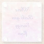 霊気 ガラスコースター (裏面)