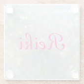 霊気 ガラスコースター (裏面)