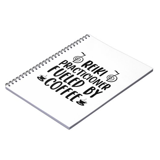 霊気&コーヒー |霊気マスタ霊気ギフトアイディア ノートブック (左側)