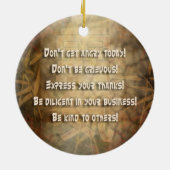 霊気/竹デザイン セラミックオーナメント (裏面)