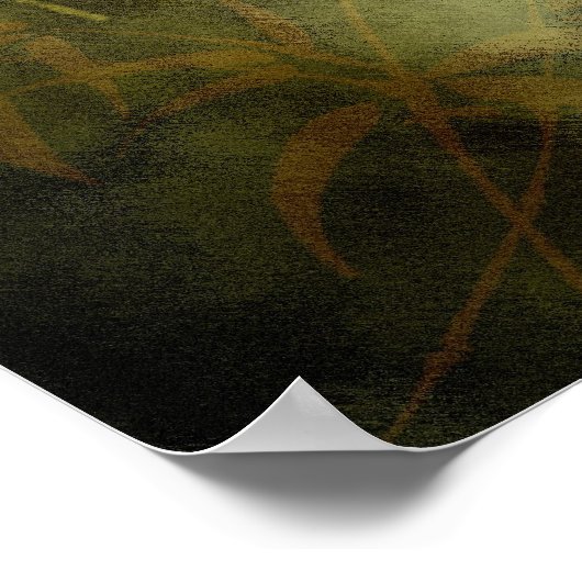 霊気/竹デザイン ポスター (角)