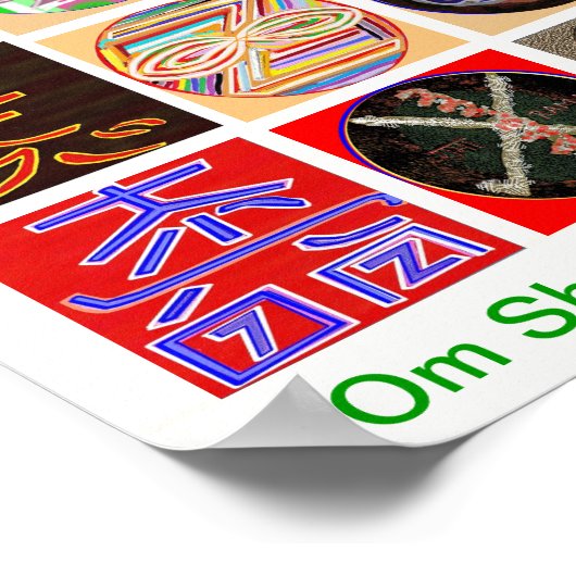 霊気KARUNAヒーリングマスターのシンボル ポスター (角)