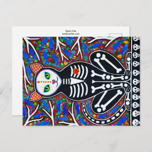 霊猫 ポストカード (正面/裏面)