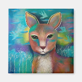 霊猫 マグネット (正面)