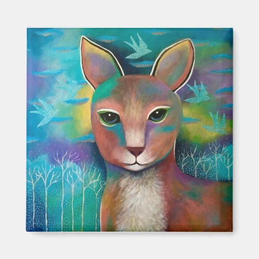 霊猫 マグネット (正面)