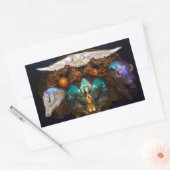 霊獣を呼び出す 長方形シール (封筒)