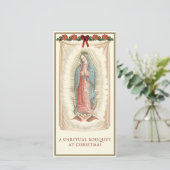 霊的な花束 カトリックの祈り グアダルペの聖母 シーズンカード (スタンド正面)