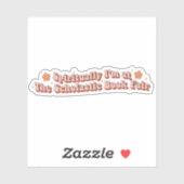 霊的に私は学書見本市にいる シール (シート)