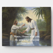 霊的バプテスマのプレート フォトプラーク (正面)