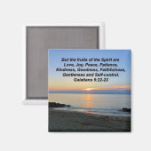 霊磁石の美しい日の出の果実 マグネット (正面/裏面)