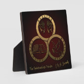 霊術師の三位一体プラーク フォトプラーク (正面)