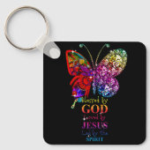 霊賛美部に導かれるイエスに愛される神によって キーホルダー (正面)