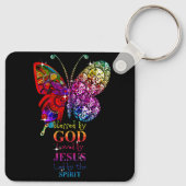 霊賛美部に導かれるイエスに愛される神によって キーホルダー (裏面)