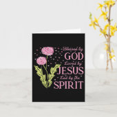 霊賛美Chに導かれたイエスに愛された神によって カード (黄色い花)