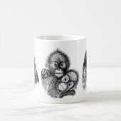 霊長目のマグ コーヒーマグカップ (中央)