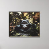 霊長類モデル：卓越したゴリラ02 キャンバスプリント (正面)