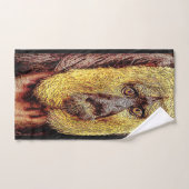 霊長類モデル：白面佐木猿 バスタオルセット (ハンドタオル)