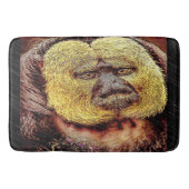 霊長類モデル：白面佐木猿 バスマット (正面)