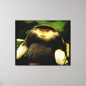 霊長類モデル：赤いシャンクダック01 キャンバスプリント (正面)