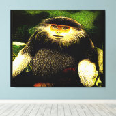 霊長類モデル：赤いシャンクダック01 キャンバスプリント (インサイチュ (ウッドフロア))