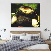 霊長類モデル：赤いシャンクダック01 キャンバスプリント (インサイチュ (寝室))