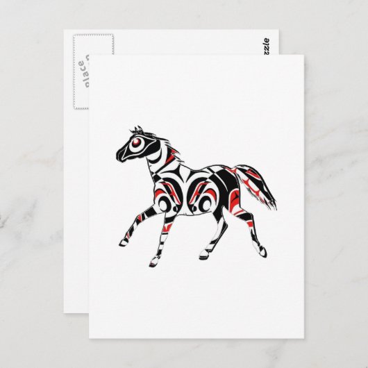 霊馬 ポストカード (正面/裏面)