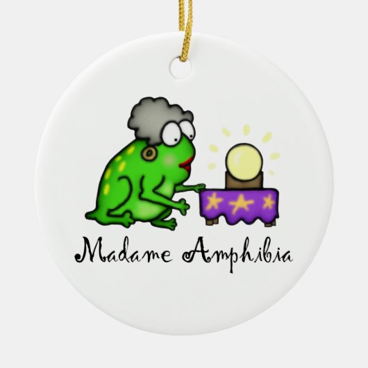 霊魂のカエル セラミックオーナメント (正面)