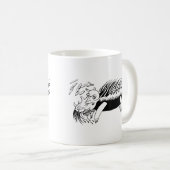 霊魂のブタのマグ コーヒーマグカップ (正面右)