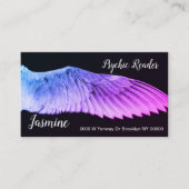 霊魂の読書精神的な天使の名刺 名刺 (正面)