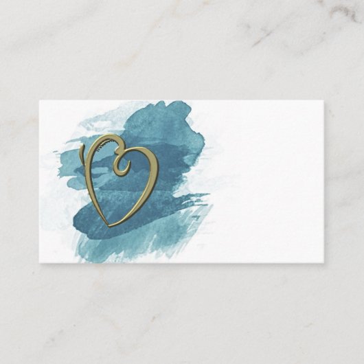 霊魂の読者の精神的な作家の名刺 名刺 (正面)