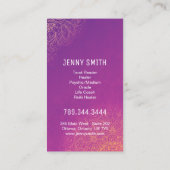 霊魂媒体の名刺 名刺 (裏面)