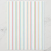 霜が降りたようなクッキーのクリスマスレシピの便箋 (裏面)