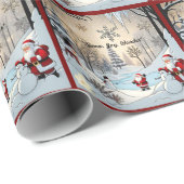 霜と金ゴールド ラッピングペーパー (ロールコーナー)