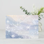 霜のついた窓 | 美しい雪の降る冬の景色 シーズンカード (スタンド正面)