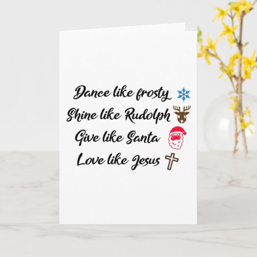 霜のように踊れ カード (黄色い花)