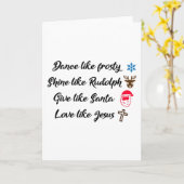 霜のダンスのように カード (黄色い花)