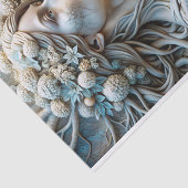 霜のニンフEthereal冬の女神のデコページ 薄葉紙 (詳細)