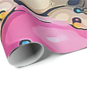 霜の付いた動物のクッキーのパターン ラッピングペーパー (ロールコーナー)