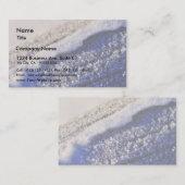 霜の冬の氷 名刺 (正面/裏面)