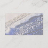霜の冬の氷 名刺 (裏面)