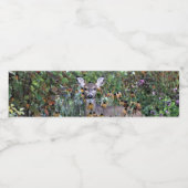 霜の後を見る鹿 ペットボトルラベル (シングルラベル)